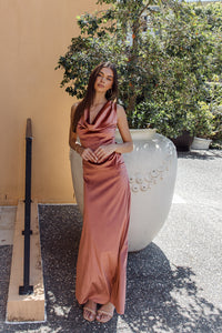 Terracotta Maxi Skirt