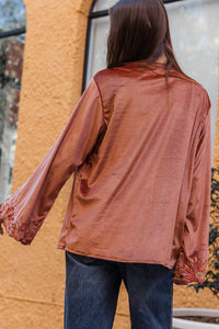 Hendrix Kimono Jacket - Terracotta