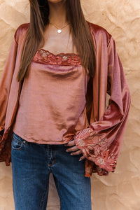 Hendrix Kimono Jacket - Terracotta