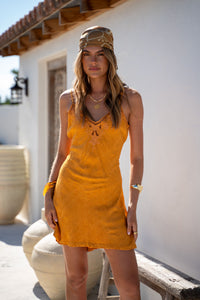 Bella Mini Dress - Mustard