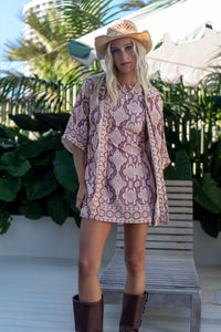 Marlo Button Down Shirt - Maroon