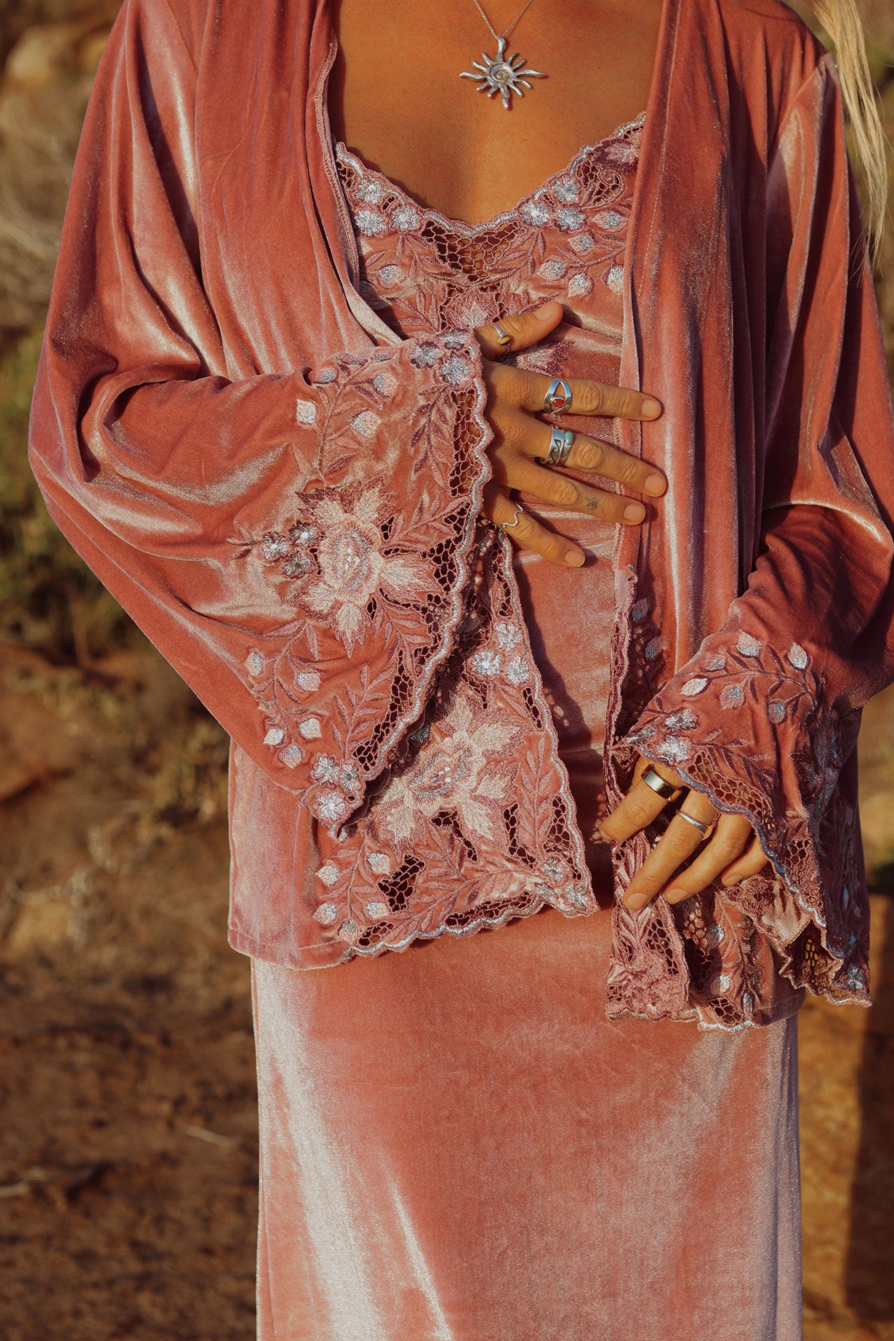 Hendrix Kimono Jacket- Mulberry – Marlo the label