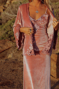 Hendrix Kimono Jacket- Mulberry