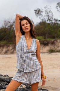Seafarer Wrap Top