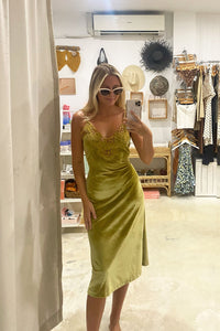 Hendrix Midi Dress - Olive