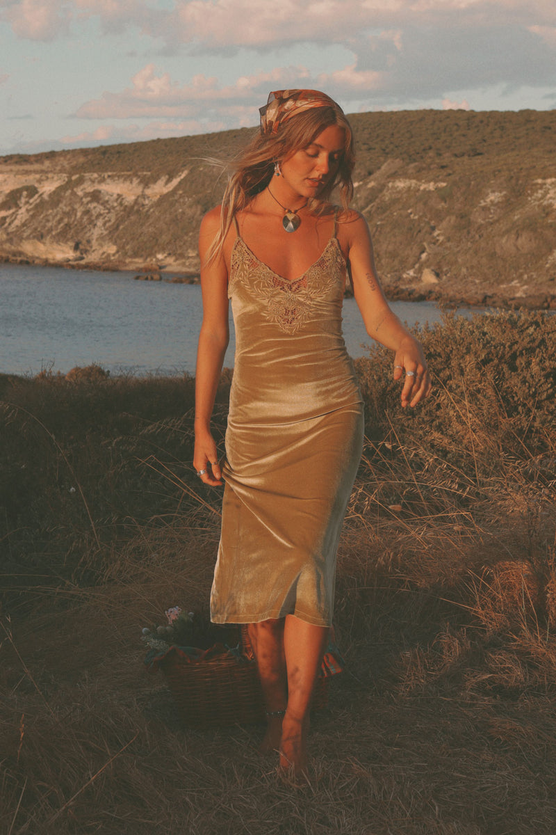 Hendrix Midi Dress - Olive