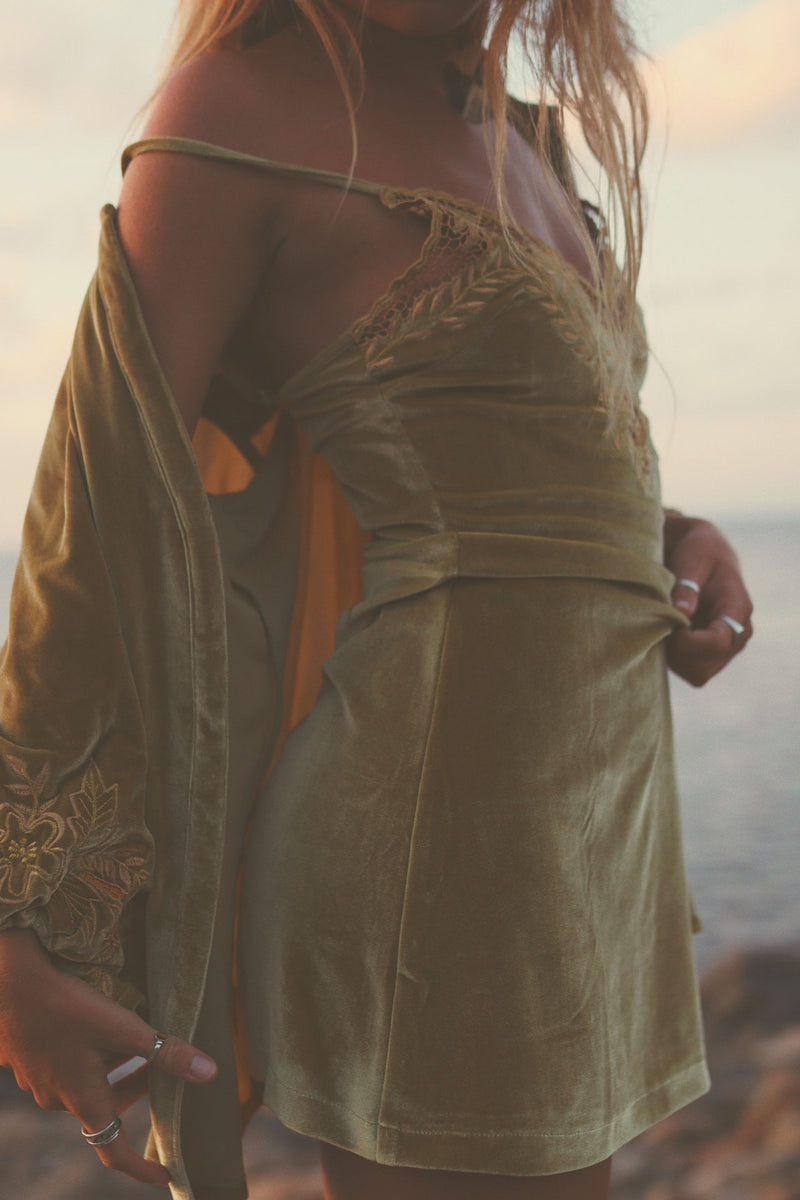 Hendrix Mini Dress - Olive